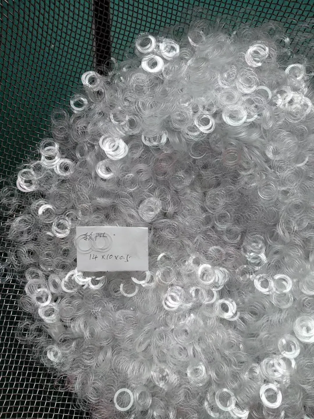 अनुकूलित फ्लैट स्पष्ट प्लास्टिक वाशर पारदर्शी नरम मुश्किल पीवीसी वाशर