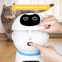 Petwant 3.5L Smart Robot Tiernahrung spender 4 Mahlzeiten 80 Portionen Zeit gesteuerte Sprach aufzeichnung Erinnern Sie an Auto Cat Dog Feeder