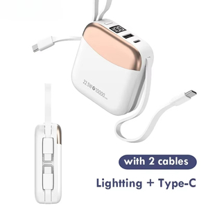 Hyto <span class=keywords><strong>Mini</strong></span> 10000MAh Ngân Hàng Điện USB C Nhanh Chóng Sạc Với Cáp Pd20w 22.5W Bên Ngoài Phụ Tùng Pin Cho <span class=keywords><strong>Iphone</strong></span> Samsung Xiaomi - Product Image 4