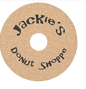 Posavasos Grande de Corcho con Forma de Donut, Logotipo Personalizado, Regalo Promocional, Resistente al Calor, Ecológico, Personalizado, Antideslizante, Duradero, Redondo - Product Image 1