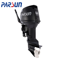 Nouveau moteur hors-bord électrique à essence 50HP 60HP 2 temps avec système d'inclinaison à poignée moteur de contrôle à distance/motoculteur pour bateaux