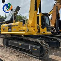 Prix avantageux, excavatrice sur chenilles Komatsu 350 d'occasion, 35 tonnes, pelle hydraulique Komatsu 350 d'occasion, prête à être expédiée