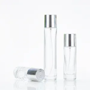 Refillable 20ml 30ml 50ml Cylinder Glass Atomizer Empty Fine Mist Spray Perfume Bottle