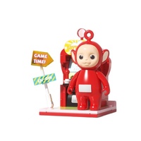 Blocs de construction en plastique, figurines Teletubbies, décorations de scène, jouet de construction unisexe, cadeau d'anniversaire