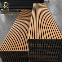 Panneaux muraux acoustiques décoratifs en bois en gros, panneaux de plafond insonorisants pour la décoration intérieure