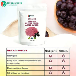 Poudre de jus de <span class=keywords><strong>baies</strong></span> d'açaï biologique, poudre de <span class=keywords><strong>baies</strong></span> d'açaï, poudre de fruits d'açaï lyophilisés naturels - Product Image 3