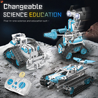 720 pièces de briques de construction robotisées programmables par application, jouet télécommandé 1:8, pour enfants de 5 à 7 ans, kit de construction éducatif STEM