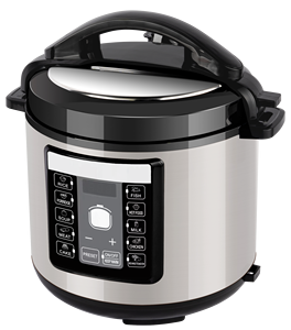 <span class=keywords><strong>Olla</strong></span> <span class=keywords><strong>a</strong></span> <span class=keywords><strong>Presión</strong></span> Eléctrica Digital de 5.1-<span class=keywords><strong>6</strong></span> <span class=keywords><strong>Litros</strong></span> con Pantalla Digital y Temporizador, Antiadherente, de <span class=keywords><strong>Acero</strong></span> <span class=keywords><strong>Inoxidable</strong></span> 10 en 1 para Uso Doméstico - Product Image 2
