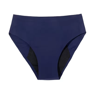 Chine Fabricant bas prix quantité minimale de commande quatre couches fuite culotte menstruelle pantalon de sécurité lavable <span class=keywords><strong>sans</strong></span> <span class=keywords><strong>couture</strong></span> couleur Pure sous-vêtements pour femmes - Product Image 4