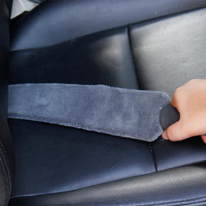 Cepillo para polvo de coche, microfibra gris, PP, forro polar de coral, herramienta de limpieza para ventilación de aire y ranuras de asientos - Product Image 2