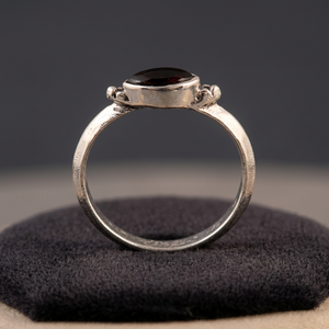 Handmade <b>Silver</b> <b>Ring</b> with <b>Garnet</b> Gemstone Fashion Wholesale Product - Product Image 3