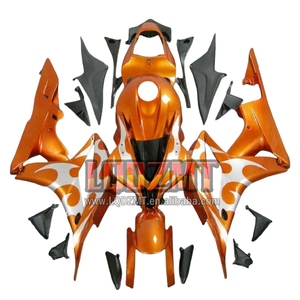 แฟริ่ง OEM สำหรับฮอนด้า CBR600 <span class=keywords><strong>CBR</strong></span> 600RR <span class=keywords><strong>600</strong></span> <span class=keywords><strong>RR</strong></span> CC CBR600RR สีส้มเงิน07 95LQ.26 600CC CBR600F5ตัวฉีด2008 2007 - Product Image 1