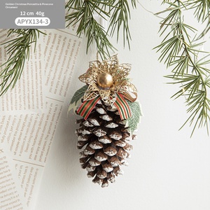Décorations <span class=keywords><strong>de</strong></span> <span class=keywords><strong>Noël</strong></span> <span class=keywords><strong>en</strong></span> <span class=keywords><strong>bois</strong></span> écologiques originales, boules colorées, ornements adhésifs à suspendre, <span class=keywords><strong>Noël</strong></span> festif - Product Image 5