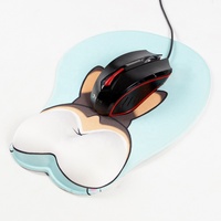 Tapis de bureau personnalisé tapis de jeu tapis de souris personnalisé tapis de souris 3D avec repose-poignet en silicone gel tapis de souris de jeu pour le bureau à la maison