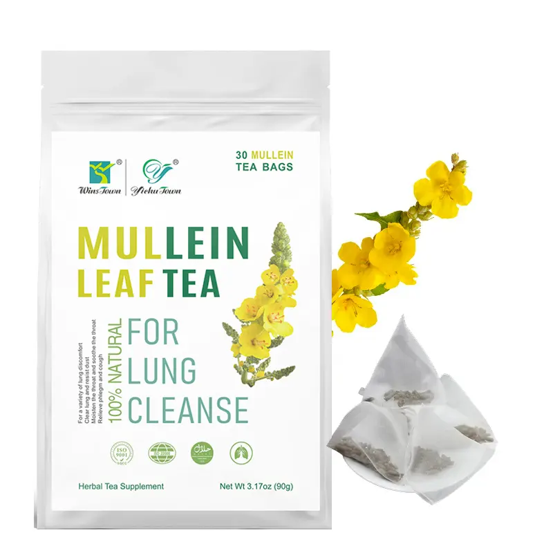 effective Smoking tea Custom logo Mullein Leaf lung detox cleanse Private Label smokers Chinese natural Herbal Tea