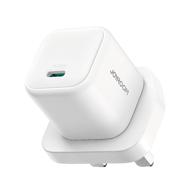 JOYROOM New Portable Uk Eu CN Abs Material 20w Fast Charge Type C Gan Mobile Phone Power Chargers