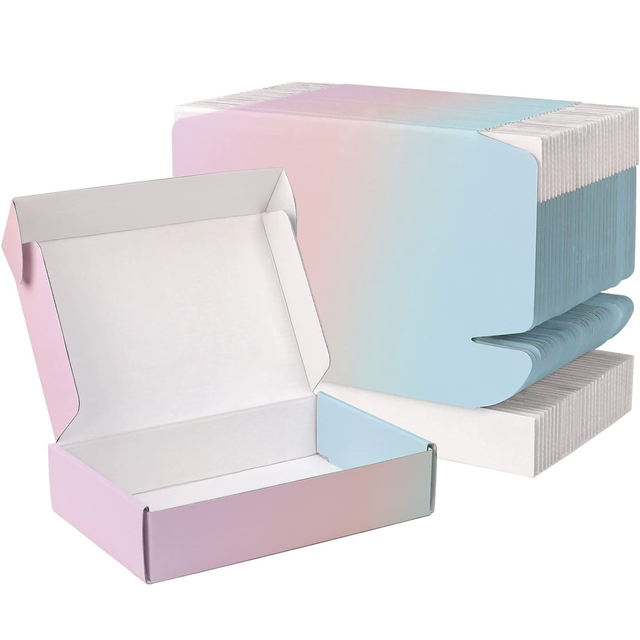 Eco-Friendly Biodegradable Recyclable Custom Logo Printed Corrugated Cardboard Gift Packaging Shipping Mailing Box