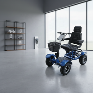 Voiturette de golf électrique pliable et buggy avec cadre en aluminium, batterie au lithium, capacité de charge de 150 kg, autonomie jusqu'à 72 trous, 4 <span class=keywords><strong>roues</strong></span> - Product Image 2