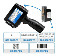 Imprimante jet d'encre portable de haute qualité 12,77 mm, machine portative avec garantie d'un an, état neuf, pour le codage des dates d'expiration