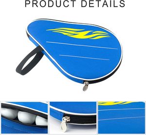 Estuche Rígido para Raquetas de Ping Pong, Muestra Gratis, con Capacidad para 2 Raquetas, Estuche Deportivo para Tenis de Mesa, Estuche de EVA para Raquetas de Tenis de Mesa - Product Image 5