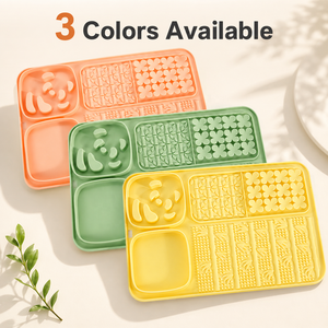 Tapis de léchage personnalisé en silicone pour chien, multi-zones, pour l'alimentation lente et l'enrichissement, adapté aux aliments secs et humides et aux friandises - Product Image 6
