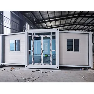 Cina prefabbricata pieghevole Push Out piccola casa Mobile 20Ft 40 Ft casa Container espandibile pieghevole prefabbricata in vendita
