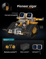 Juguete Educativo de Construcción con Bloques de Plástico, Control Remoto, Programación de Robots, Torque 5 en 1, Pantalla Digital, Funciona con Batería, Cumple con la Norma EN71