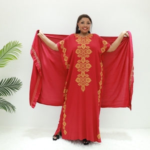 Vêtements islamiques, robe en satin africain STA2675F, kaftan congolais, abaya - Product Image 1