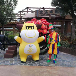 Traje de vaca inflable gigante <span class=keywords><strong>WAHA</strong></span> para desfile interior - Product Image 4