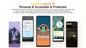 Nuevo <span class=keywords><strong>Ulefone</strong></span> Note <span class=keywords><strong>18</strong></span> Pro Octa Core LTE 4G 6GB+256GB Cámara de 64MP Pantalla de 6.78 Pulgadas Teléfono Inteligente Android 14 - Product Image 6