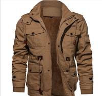 2022 nouveaux hommes hiver polaire vestes chaud à capuche manteau épais vêtements d'extérieur mâle militaire veste hommes marque vêtements