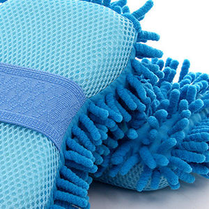 Éponge de lavage de voiture personnalisée, bloc Autocamp, absorbante, réutilisable, douce, respirante, motif en morceaux, gants d'éponge de nettoyage de voiture, beauté automobile - Product Image 3