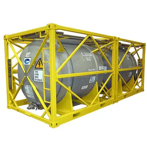 Factory Price ASME Standard T75/T50 20FT 40FT LPG/LNG/CNG/Lo2/Ln2/CO2/Chlorine/Cooking Gas Sulfuric Acid Storage Cryogenic Liqui