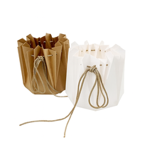 Boîtes d'emballage en papier kraft pour fleurs de différentes formes personnalisées, boîte aquatique imperméable pour fleurs