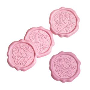 Autocollants de sceau de cire 3,2 cm de forme irrégulière pour la fermeture des enveloppes, invitations de mariage, conception de logo personnalisé - Product Image 5