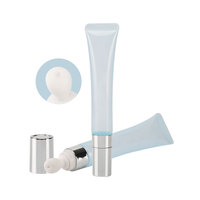 15ml Brillant à Lèvres Cosmétique Conteneur de Baume à Lèvres Tête en Céramique Plastique Doux Tube de Crème pour les Yeux Sérigraphie Emballage de Maquillage