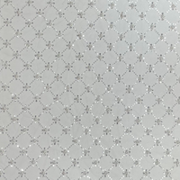 Nouvelle Arrivée Tissu en Dentelle Brodé Perlé 100% Polyester, Maille Filet Respirante Antistatique 520gsm pour Robes et Sacs