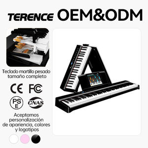 Piano pliable TERENCE V70, clavier électrique 88 touches, instruments de musique pour les amateurs de musique - Product Image 1