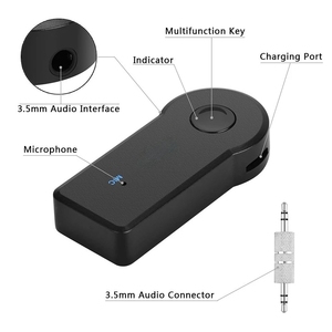 2 in 1 Wireless <span class=keywords><strong>Bluetooth</strong></span> 4.0 Empfänger Sender Adapter 3,5mm Buchse für Auto Musik Audio Aux Kopfhörer <span class=keywords><strong>Reciever</strong></span> Freis prec heinrich tung - Product Image 5