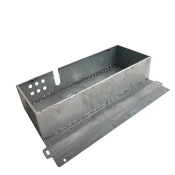 Top sale stainless steel sheet metal processing parts box laser cutting drilling and welding service