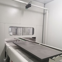 Robot de peinture CNC 5 axes pour portes en bois avec scanner 3D, système de pulvérisation automatique, machine de revêtement de meubles haute précision