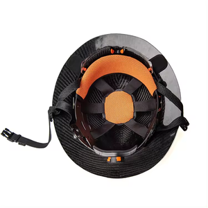 Capacete de Segurança em Fibra de Carbono Histay, Capacete de Proteção com Aba Completa, 6 Pontos de Suspensão, Não Fendido Histay-sf55t - Product Image 4