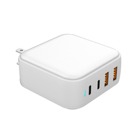 Bloc de chargeur GaN 4 ports 100W de conception OEM 2 USB 2C Chargeur mural pliable rapide Fonction SCP OVP pour MacBook PD 3.0 Compati