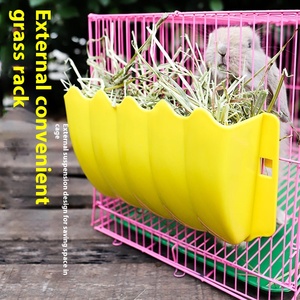 Porte-<span class=keywords><strong>foin</strong></span> externe pour cochons d'Inde Mangeoire à <span class=keywords><strong>foin</strong></span> pour petits animaux avec fixation Bol alimentaire pour lapins, hamsters et rongeurs - Product Image 2