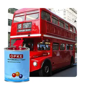 OPKE brand Automotive Spray Paint 1K Silver Pink Mother Series Car Paint Pearl Power red Metallic double layer bus car paint