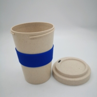 Tasse à café en fibre de bambou 450ml, tasse publicitaire imprimable LOGO, de qualité alimentaire et entièrement respectueuse de l'environnement