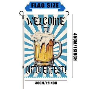 12x18 дюймов Октоберфест льняной Садовый флаг для украшения сада - Product Image 2