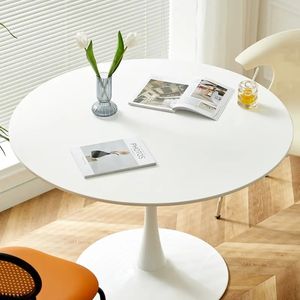 Meuble de bureau de salon rond tulipe minimaliste <span class=keywords><strong>Table</strong></span> centrale en marbre Petite <span class=keywords><strong>table</strong></span> basse - Product Image 4