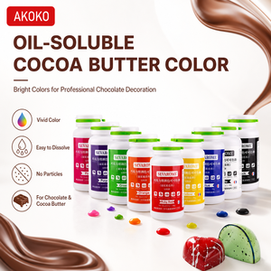 Colorant alimentaire soluble dans l'huile pour pâtisserie, facile à dissoudre, pour gâteaux mousse au <span class=keywords><strong>chocolat</strong></span> parfumé, beurre de cacao et farine. - Product Image 4