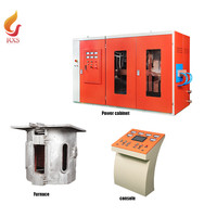 Usine 200-500kg four à induction usine coulée Machine ligne éperlan aluminium fonderie four Pot four de fusion